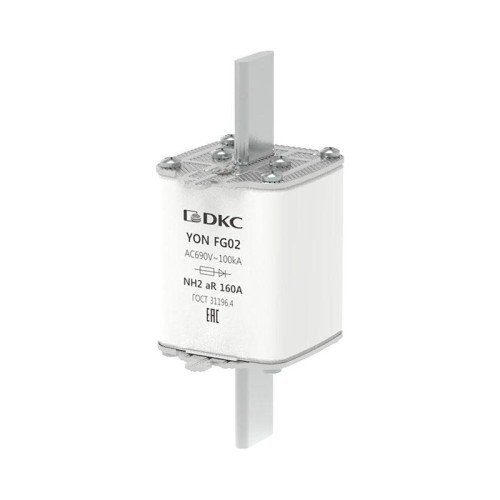 Предохранитель YON ножевого типа FG2 160А 690В хар-ка aR DKC 1FG02-0160-690V-AR
