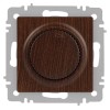 Светорегулятор поворотный СП Accent 6-401-10 600Вт 230В IP20 венге Intro Б0063687