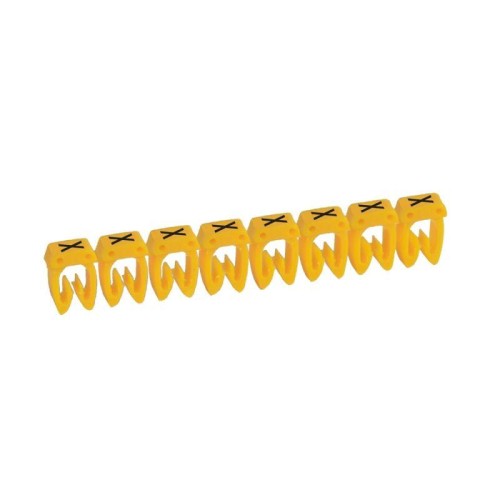 Маркер каб. 0.15-0.5кв.мм CAB3 "X" черн. на желт. фоне (уп.300шт) Leg 038133