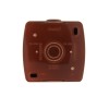 Переключатель проходной 1-кл. ОП Nata 10А IP20 вишня LEZARD 710-0600-105