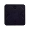 Коробка распаячная ОП 75х75х28 (6 клемм 6кв.мм) черн. IEK UKO10-075-075-028-K02