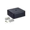 Коробка распаячная ОП 75х75х28 (6 клемм 6кв.мм) черн. IEK UKO10-075-075-028-K02
