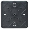 Коробка распаячная ОП 75х75х28 черн. IEK UKO10-075-075-028-K02-E