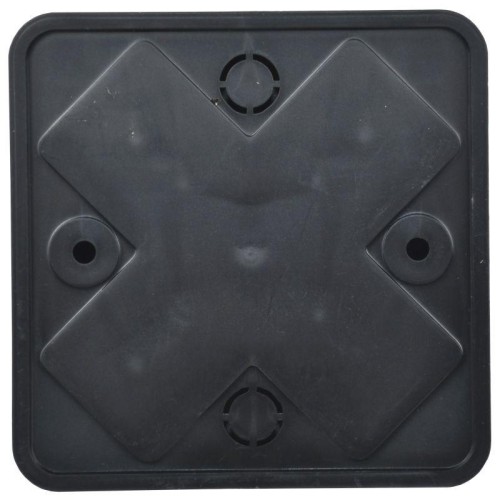 Коробка распаячная ОП 75х75х28 черн. IEK UKO10-075-075-028-K02-E