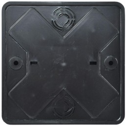 Коробка распаячная ОП 100х100х29 (6 клемм 6кв.мм) черн. IEK UKO10-100-100-029-K02