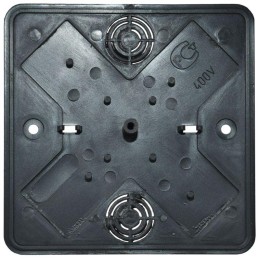 Коробка распаячная ОП 100х100х29 черн. IEK UKO10-100-100-029-K02-E