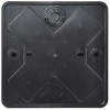 Коробка распаячная ОП 100х100х29 черн. IEK UKO10-100-100-029-K02-E