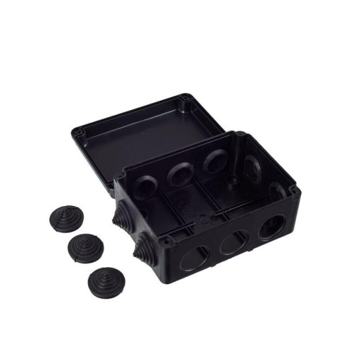Коробка распаячная ОП 150х110х70 IP44 КМ41241 10 гермовводов черн. IEK UKO11-150-110-070-K02-44
