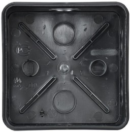 Коробка распаячная ОП 100х100х50 IP44 КМ41255 6 гермовводов черн. IEK UKO21-100-100-050-K02-44
