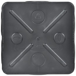 Коробка распаячная ОП 100х100х50 IP44 КМ41255 6 гермовводов черн. IEK UKO21-100-100-050-K02-44