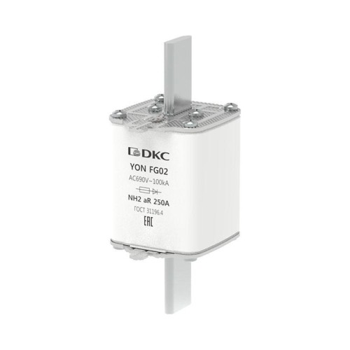 Предохранитель YON ножевого типа FG2 250А 690В хар-ка aR DKC 1FG02-0250-690V-AR