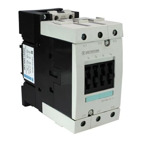 Контактор электромагнитный 3RT1045-1AR00 3-пол. 80А AC-3 37кВт/400В 415В AC 50Гц типоразмер S3 винт.