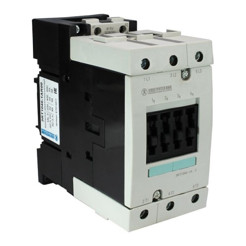 Контактор электромагнитный 3RT1046-1AR00 3-пол. 95А AC-3 45кВт/400В 415В AC 50Гц типоразмер S3 винт.