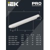 Светильник ДСП 1305Д 18Вт 6500К IP65 600мм с инфракрасным датчиком сер. пластик IEK LDSP2-1305D-18-6
