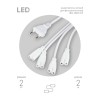 Разветвитель сетевой для фитолампы FITO 4х IEC C7 (2 pin) для подключения 4 светильников Эра Б006103