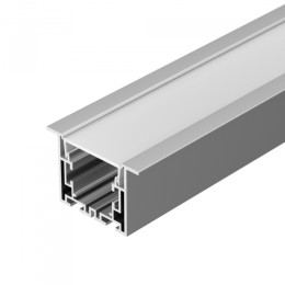 Arlight Профиль с экраном S2-LINIA55-F-2500 ANOD+OPAL (Алюминий)