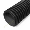 Труба гофрированная двустенная ПНД гибкая d40мм с протяжкой SN29 450 стойкая к УФ черн. (уп.100м) Пр