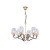 Люстра Fresco 5045-206 6хE14 40Вт лофт-кантри Rivoli Б0044368