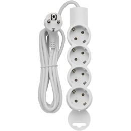 Удлинитель 4х3м с заземл. 10А IP20 ПВС 3х0.75 REV 32012 0