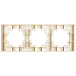 Рамка 3-м Афина стеклянная зол. UNIVersal 2292