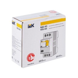 Выключатель дифференциального тока (УЗО) 2п 50А 300мА тип AC ВД1-63 KARAT IEK MDV10-2-050-300