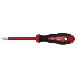 Отвертка двухкомпонентная диэлектрическая до 1000В VDE PH 1 HAUPA 101942
