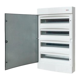 Щит распределительный навесной Unix 4x18мод. IP41 прозр. дверь PROxima EKF ux-4x18-n