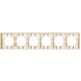 Рамка 6-м Афина стеклянная зол. UNIVersal 2295