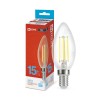Лампа светодиодная филаментная LED-СВЕЧА-deco свеча прозрачная 15Вт 230В E14 6500К 1455лм IN HOME 46