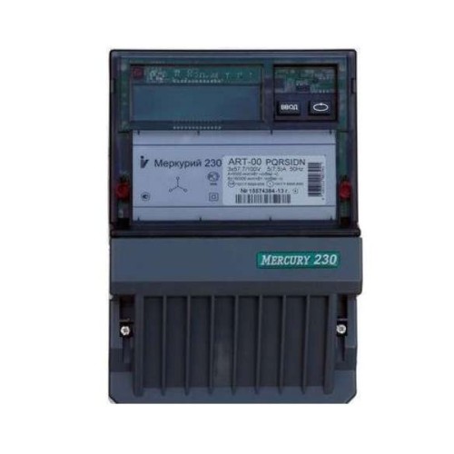 Счетчик Меркурий 230 ART-00 PQRSIDN 3ф 5-7.5А класс точн. 0.5S/1.0 многотариф. RS-485 ЖКИ 100В Екат.