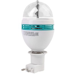 Лампа светодиодная DISCO 3Вт Е27 RGB 220-240В LED-A75DIS-3W-E27 Ergolux 14541