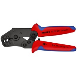 Пресс-клещи укороченные под коаксиальные штекеры BNC и TNC RG 58 59 62 71 223 кол-во гнезд: 3 L-195м