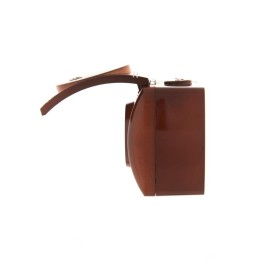 Розетка 1-м ОП Nata 16А IP20 с заземл. с защ. крышкой керамика вишня LEZARD 710-0600-123