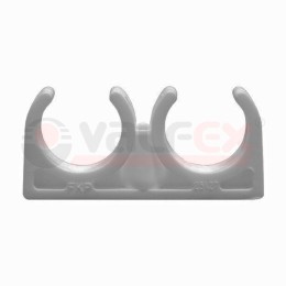 Опора двойная 25/27 (400/100) сер. VALFEX 10161025Г