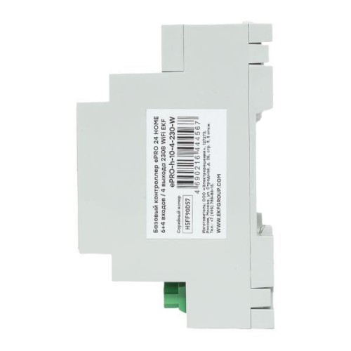 Контроллер ePRO 24 удаленного управления 6вх\4вых 230В WiFi Home EKF ePRO-h-10-4-230-W