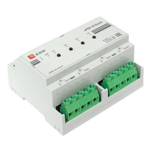 Контроллер ePRO 24 удаленного управления 6вх\4вых 230В WiFi Home EKF ePRO-h-10-4-230-W