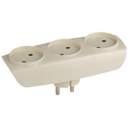 Разветвитель 3-м без заземл. 16А IP20 SP-3-I сл. кость Эра Б0017018