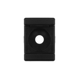 Площадка для крепления стяжки 22х16мм (ПС-2) черн. (уп.10шт) Rexant 07-2103-10
