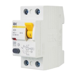 Выключатель дифференциального тока (УЗО) 2п 40А 300мА тип AC ВД1-63 KARAT IEK MDV10-2-040-300