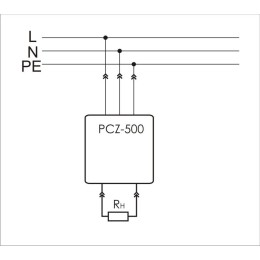 Реле времени PCZ-500 1 канал-100 пар включ./выключ.; суточн./недел. циклы работы; функция реле напря