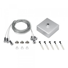 Arlight Подвес S2-LINE-3x4m Long Set (Silver Box, Pad 15x2mm) (Металл)