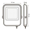 Прожектор светодиодный PFL-V 20Вт 6500К IP65 ДО JazzWay 5039698