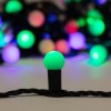 Гирлянда светодиодная "Мультишарики" 10м d17.5мм 80LED мультиколор 6Вт 220-240В IP65 с контроллером