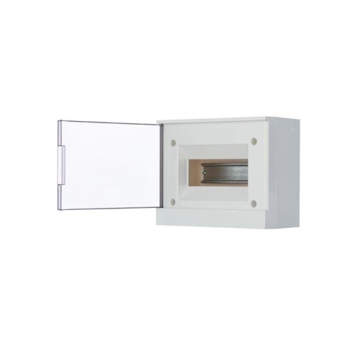 Бокс настенный Basic E 8М сер. прозр. дверь (с клемм) ABB 1SZR004002A2203