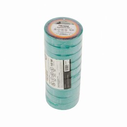 Изолента ПВХ 0.13х15мм 10м зел. (уп.10шт) Kranz KR-09-2003
