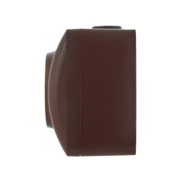 Розетка 2-м ОП Nata 16А IP20 с заземл. керамика вишня LEZARD 710-0600-127