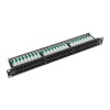 Патч-панель высокой плотности 19дюйм кат.5E 1U неэкранир. UTP 48 портов RJ-45 Dual IDC с органайзеро