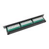 Патч-панель высокой плотности 19дюйм кат.5E 1U неэкранир. UTP 48 портов RJ-45 Dual IDC с органайзеро