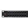 Патч-панель высокой плотности 19дюйм кат.5E 1U неэкранир. UTP 48 портов RJ-45 Dual IDC с органайзеро