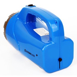 Фонарь аккумуляторный LED3818SM LED + 12SMD 3Вт 2 режима аккум. SLA 220В син. Ultraflash 12104 / 128